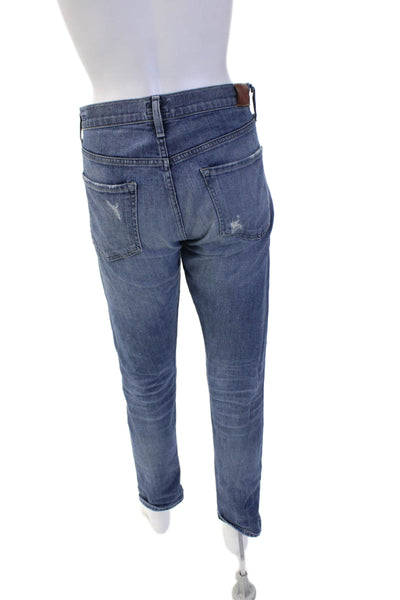 Citizens of Humanity Unisex Cropped Straight Blue Jeans Size 28