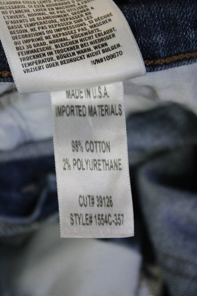 Citizens of Humanity Unisex Cropped Straight Blue Jeans Size 28