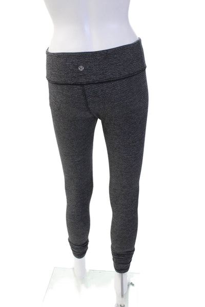 Lululemon Womens Dark Gray Nylon Ankle Leggings Size 6