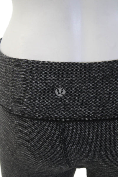 Lululemon Womens Dark Gray Nylon Ankle Leggings Size 6