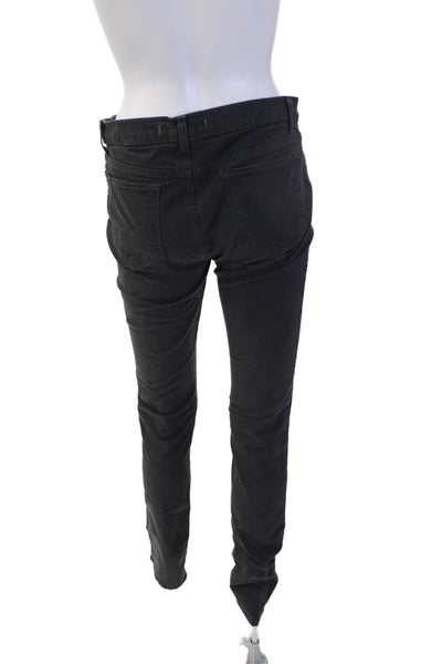 J Brand Womens Black Jegging Pants Button 32 Inseam Size 29