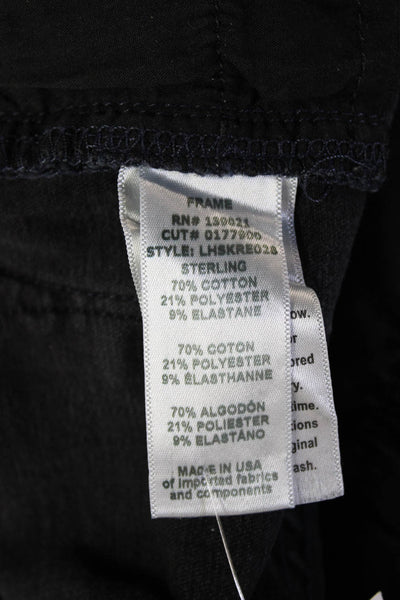 Frame Denim Womens Skinny Ankle Jeans Dark Blue High Rise Size 29