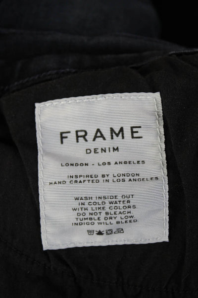 Frame Denim Womens Skinny Ankle Jeans Dark Blue High Rise Size 29