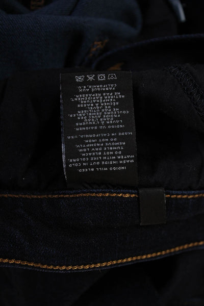 J Brand Womens Skinny Jeggings Dark Blue Denim Size 28