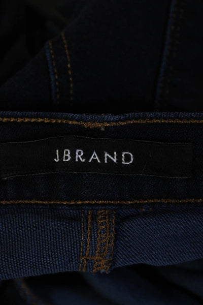 J Brand Womens Skinny Jeggings Dark Blue Denim Size 28
