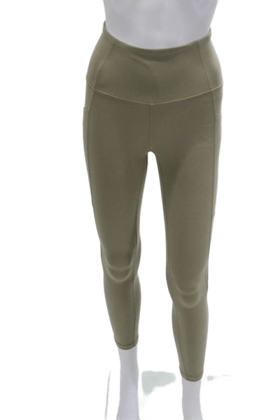 Varley Womens Ankle Leggings Beige Size S