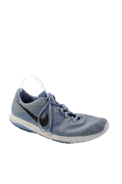 Nike Mens Low Top Running Sneakers Blue Size 11