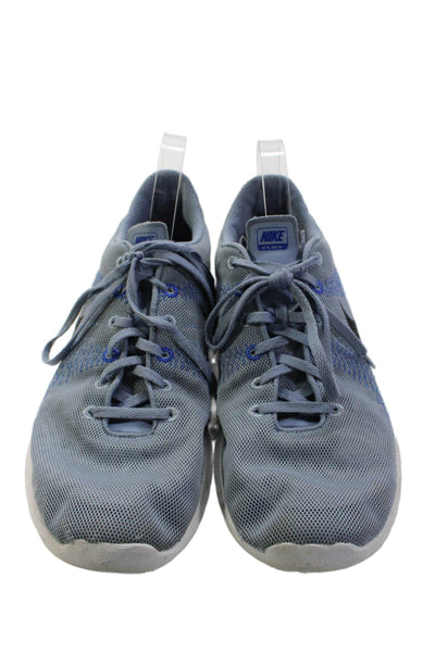 Nike Mens Low Top Running Sneakers Blue Size 11