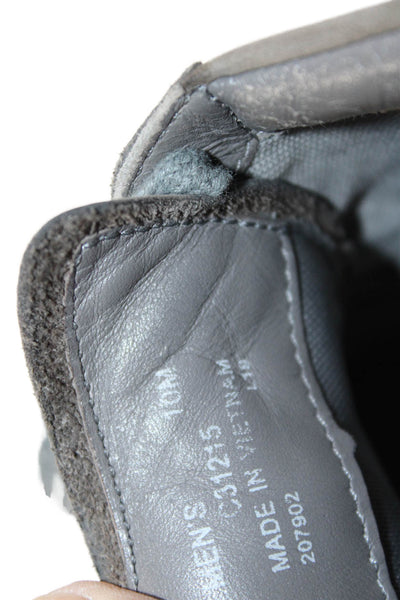 Cole Haan Mens Leather Low Top Sneakers Gray Size 10M