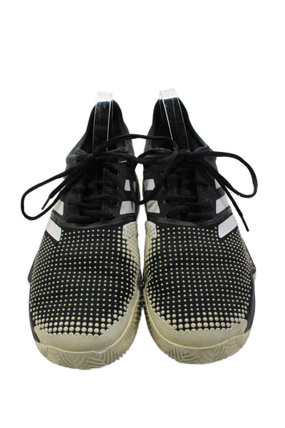 Adidas Mens Lace Up Low Top Sneakers Black Size 10