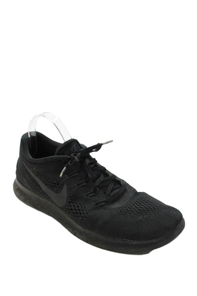 Nike Mens Solid Lace Up Low Top Sneakers Black Size 11