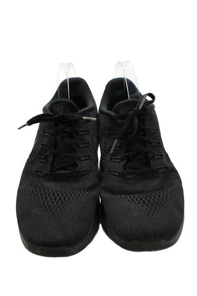 Nike Mens Solid Lace Up Low Top Sneakers Black Size 11