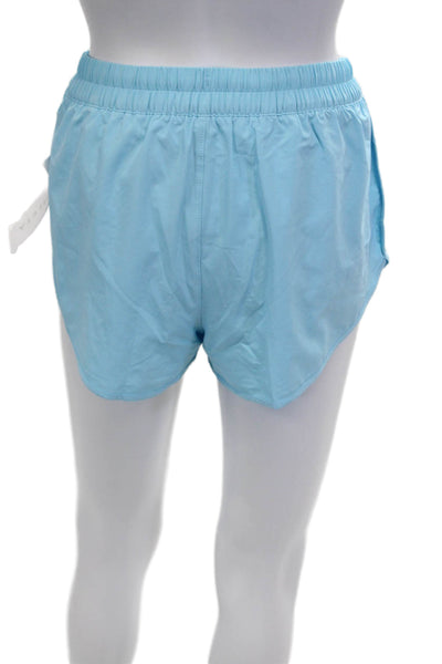 Athleta Unisex Light Blue Beach Shorts Size XS