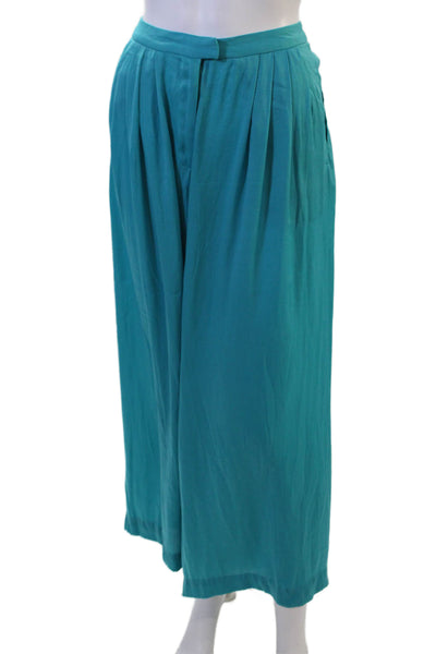 Rag & Bone Womens Dress Pants Blue Polyester Charmeuse Bohemian Size 2