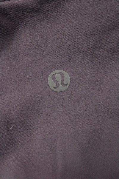 Lululemon Womens Purple Cropped V-Neck Nylon Tank Sleeveless Size XS