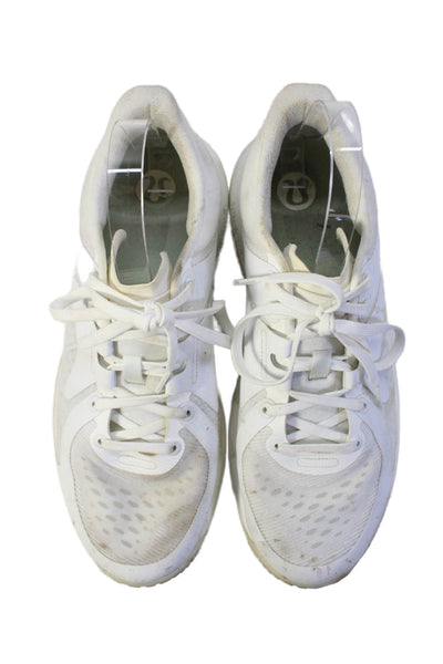 Lululemon Womens Sheer Mesh Panel Detail Athletic Sneakers White Size 10