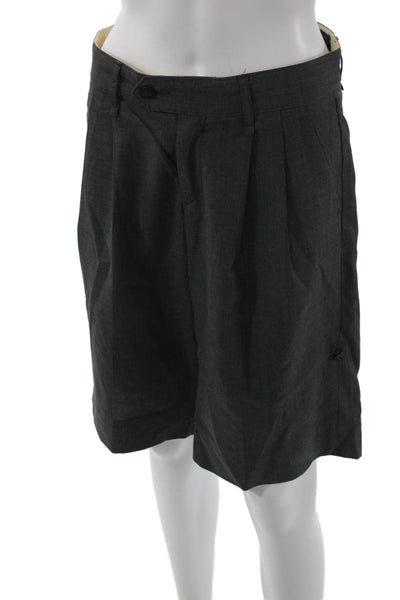 Rag & Bone Mens Bermuda Shorts Dark Gray Wool Lycra Size 27