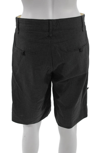 Rag & Bone Mens Bermuda Shorts Dark Gray Wool Lycra Size 27