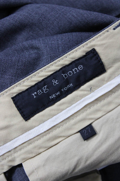 Rag & Bone Mens Bermuda Shorts Dark Gray Wool Lycra Size 27