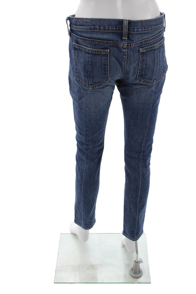 Rag & Bone Womens Skinny Ankle Jeans Dark Blue Size 28