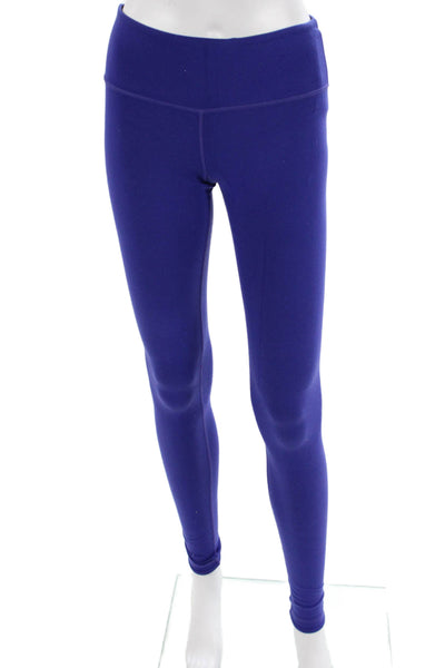 Lululemon Womens Ankle Jegging Blue Nylon Size 2