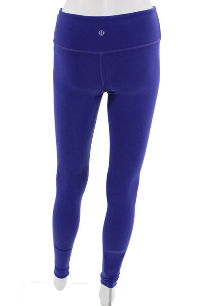 Lululemon Womens Ankle Jegging Blue Nylon Size 2