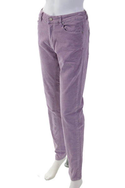 Zadig & Voltaire Womens Purple Designer Pants Size 42