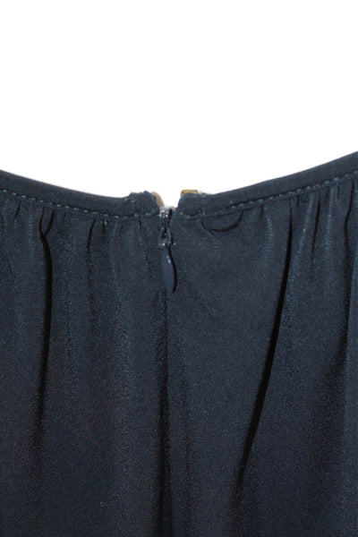 Michael Michael Kors Women Shift Dress Black Long Sleeve Knee Length Size XL