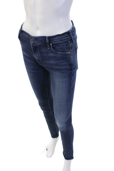 Citizens of Humanity Women Skinny Ankle Jeans Dark Blue Size 31