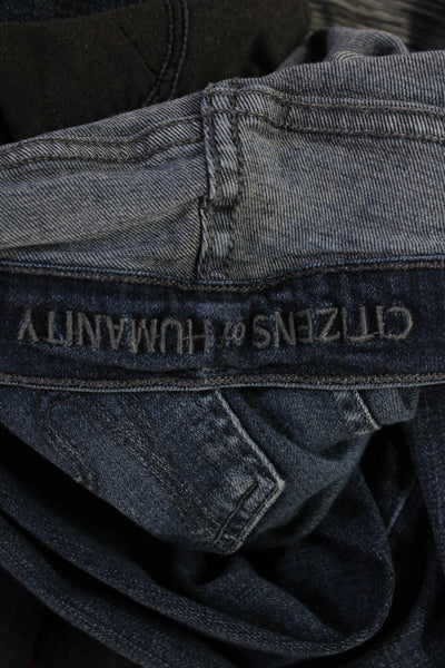 Citizens of Humanity Women Skinny Ankle Jeans Dark Blue Size 31