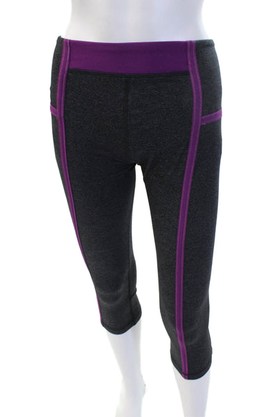 Lululemon Womens Cropped Dark Grey Leggings Size 6