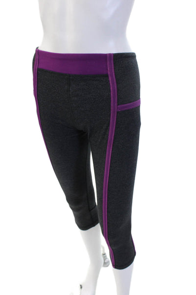 Lululemon Womens Cropped Dark Grey Leggings Size 6