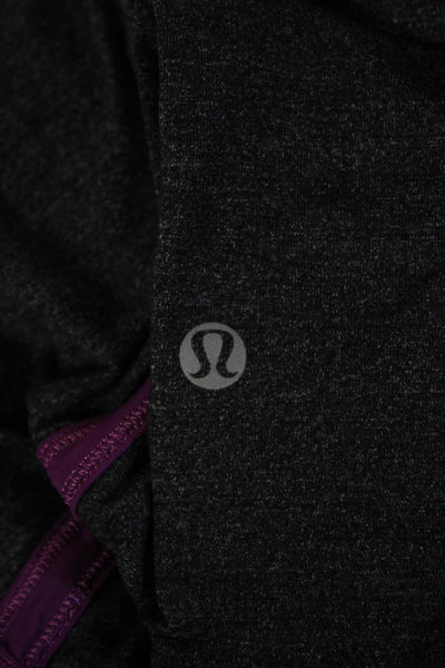 Lululemon Womens Cropped Dark Grey Leggings Size 6