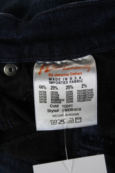 Citizens of Humanity Womens Skinny Jeans Dark Blue Button Mid Rise Size 28