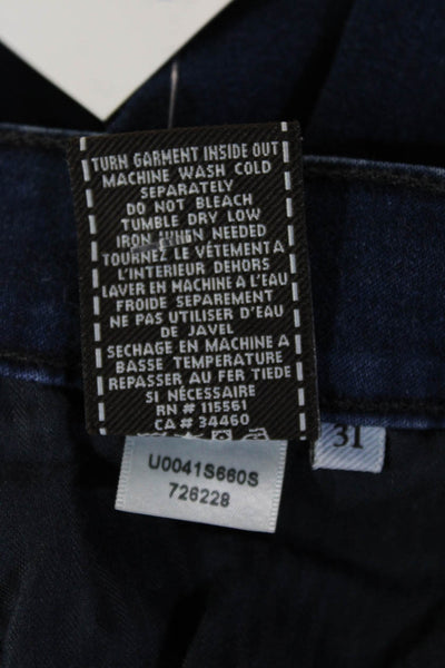 7 For All Mankind Women Skinny Dark Blue Jeans Size 31