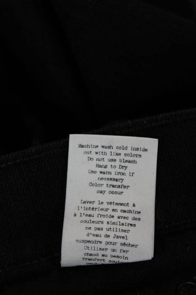 Rag & Bone Mens Skinny Jeans Black Denim Button Fly Size 32