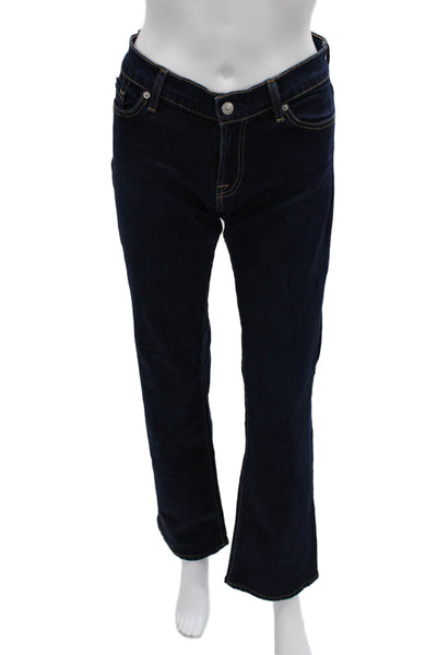 7 For All Mankind Unisex Dark Blue Bootcut Jeans Size 29