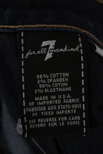 7 For All Mankind Unisex Dark Blue Bootcut Jeans Size 29