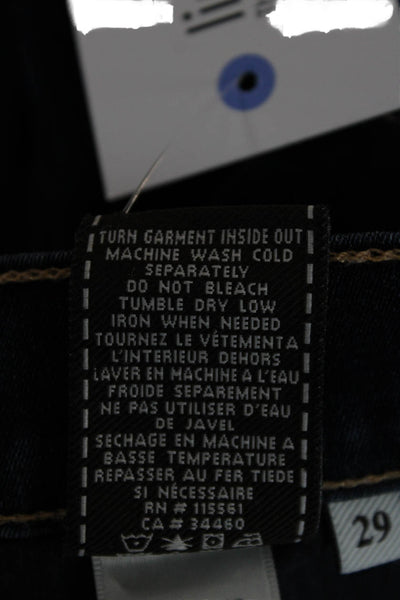 7 For All Mankind Unisex Dark Blue Bootcut Jeans Size 29
