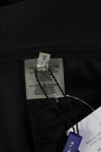 Elie Tahari Women Dress Pants Black Hook & Eye Size 2