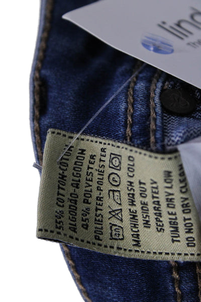 DL1961 Womens Dark Blue Ankle Skinny Jeans Mid Rise Button Fly Size 27