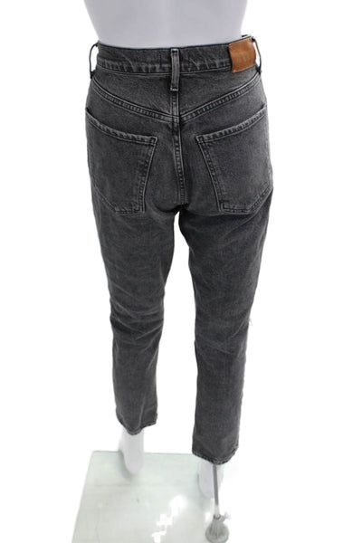 Citizens of Humanity Women Dark Gray Ankle Cropped Jeans Mid Rise Size 26