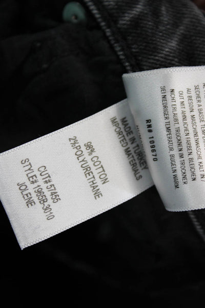 Citizens of Humanity Women Dark Gray Ankle Cropped Jeans Mid Rise Size 26