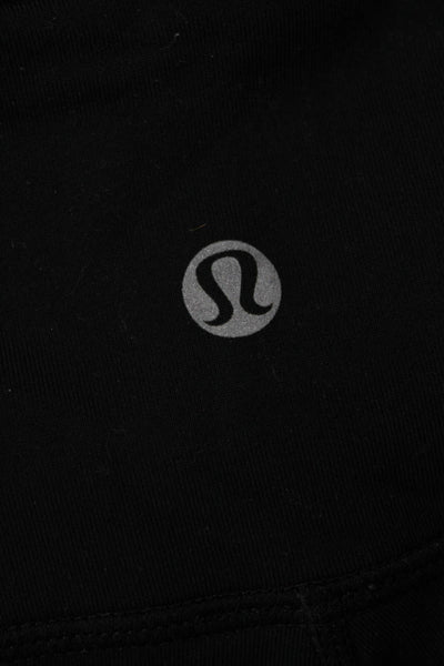 Lululemon Women Capri Cropped Leggings Black Nylon Sz 6
