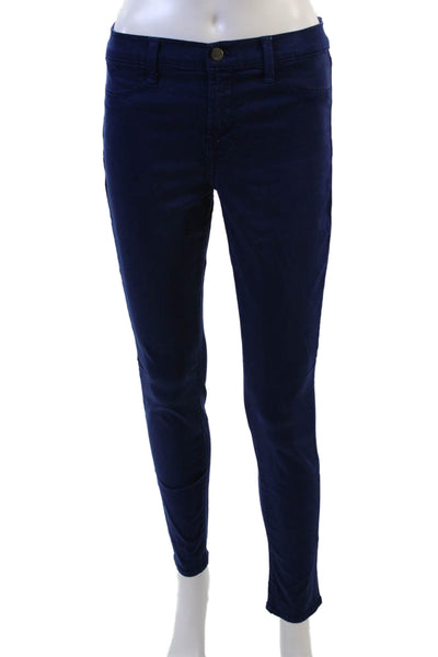 J Brand Womens Skinny Jeans Dark Blue Size 28