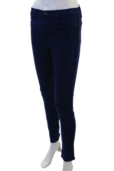 J Brand Womens Skinny Jeans Dark Blue Size 28