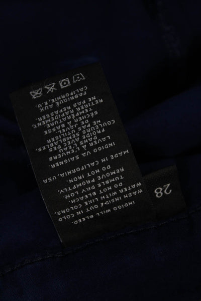 J Brand Womens Skinny Jeans Dark Blue Size 28