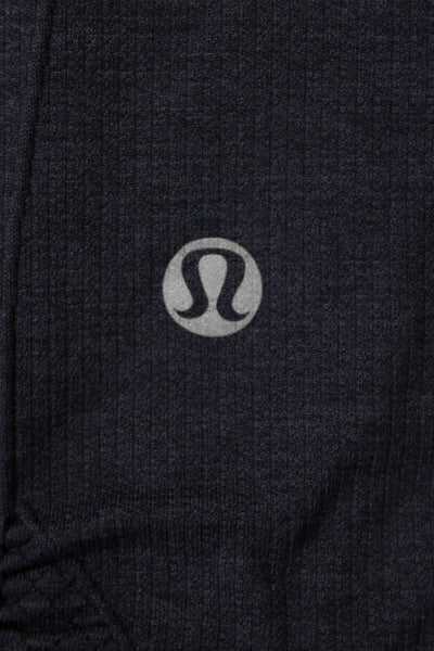 Lululemon Women Cropped Capri Nylon Leggings Dark Blue Size 8