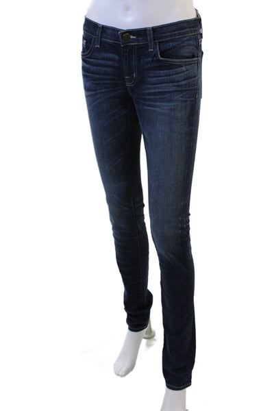 J Brand Womens Skinny Jeans Dark Blue Size 27