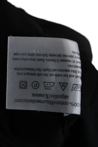 Boss Hugo Boss Mens Black Long Sleeve Cotton T-Shirt Size L